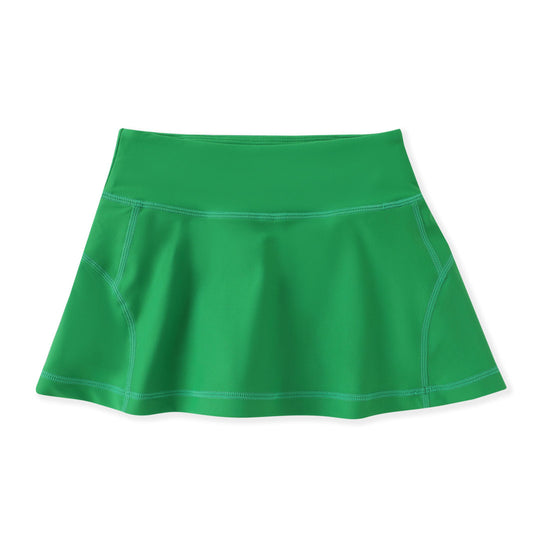 Green & Pink Tennis Skirt