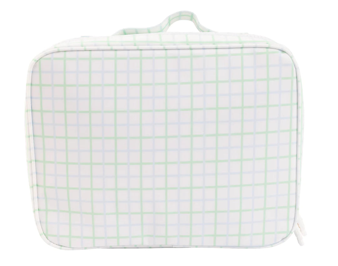 Blue Green Windowpane Lunchbox
