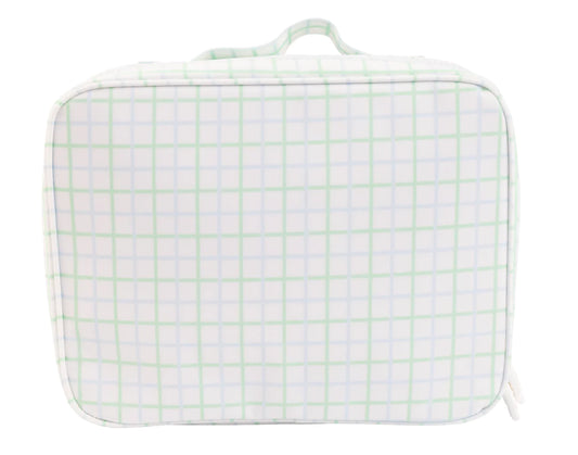 Blue Green Windowpane Lunchbox