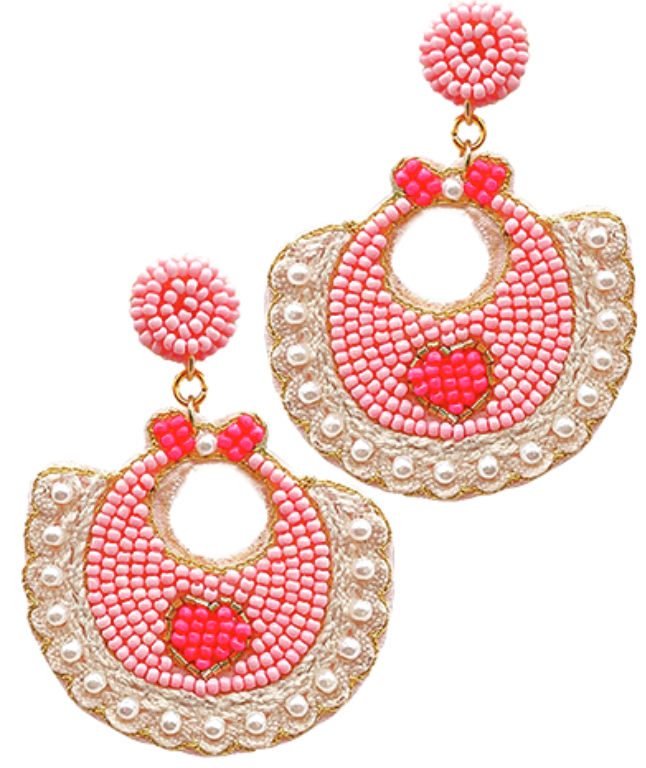 Beaded Bib Earrings