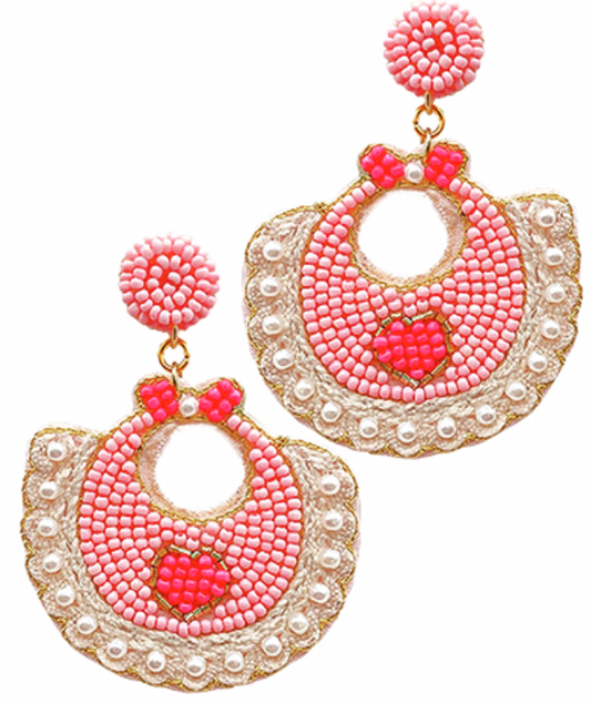 Beaded Bib Earrings