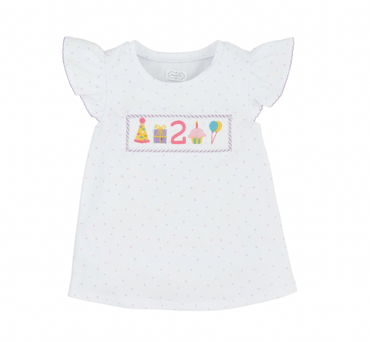 Girl Birthday Two Smock Tunic