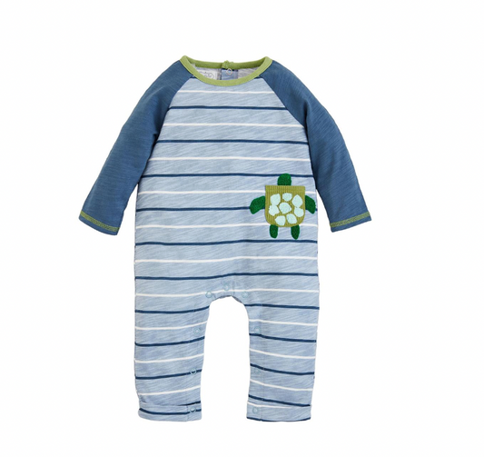 Stripe Turtle One Piece
