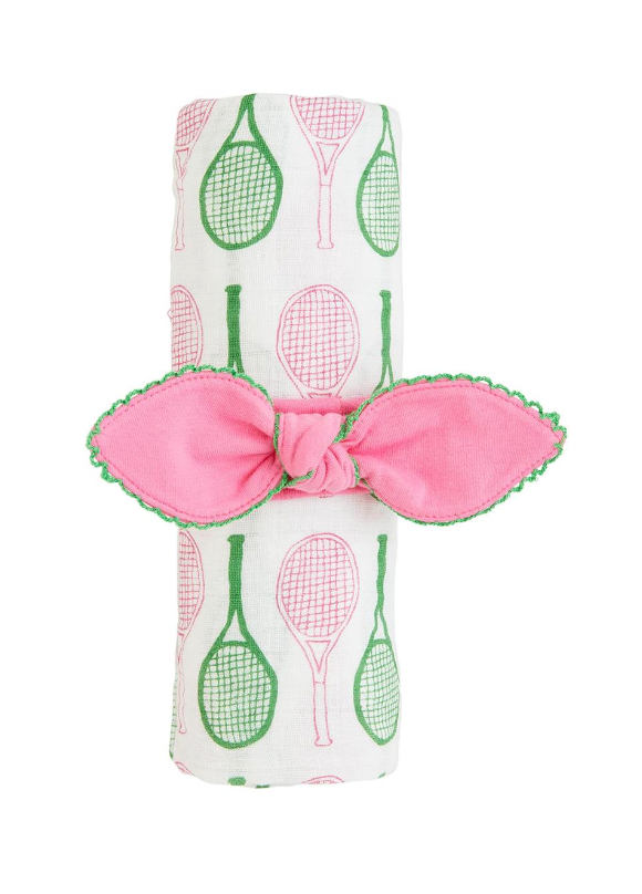 Tennis Swaddle & Headband Set