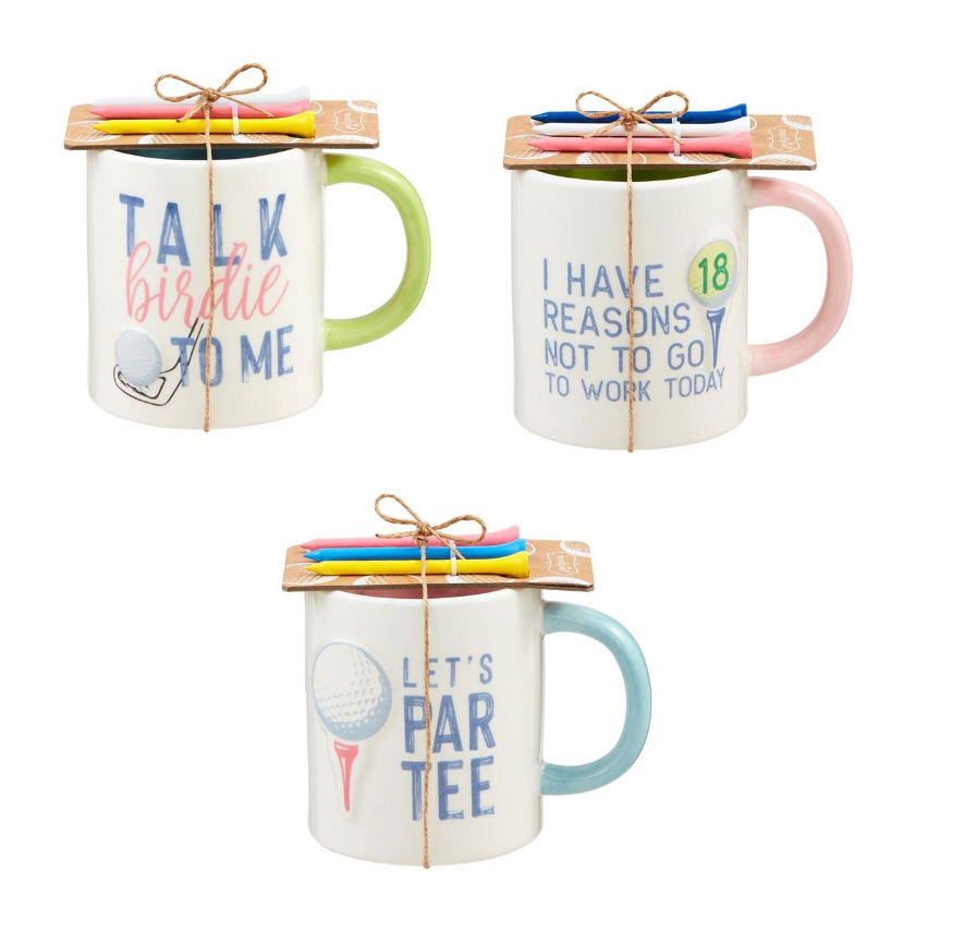 Lets Par Golf Tee & Mug Set