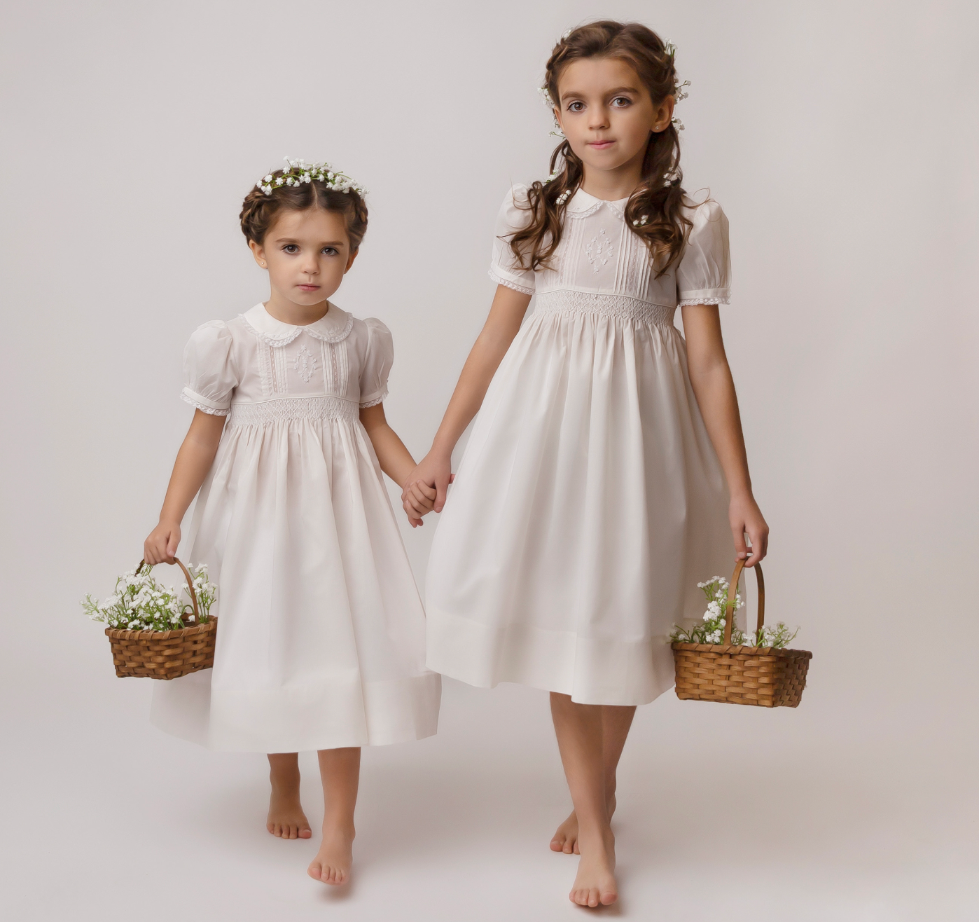 Ivory Flower Dress
