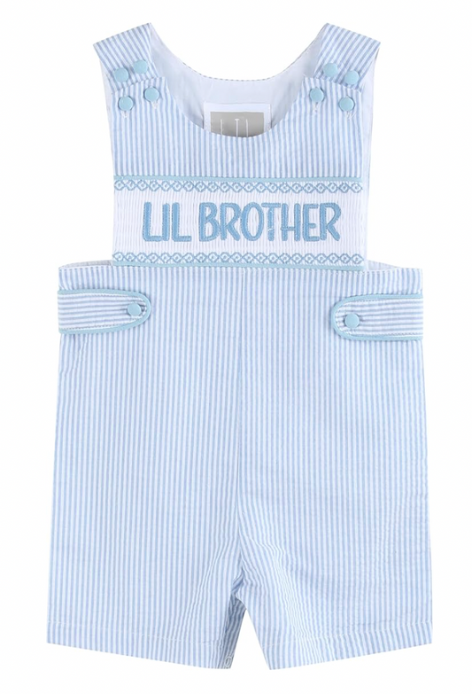 Lil Brother Seersucker Smock Jonjon