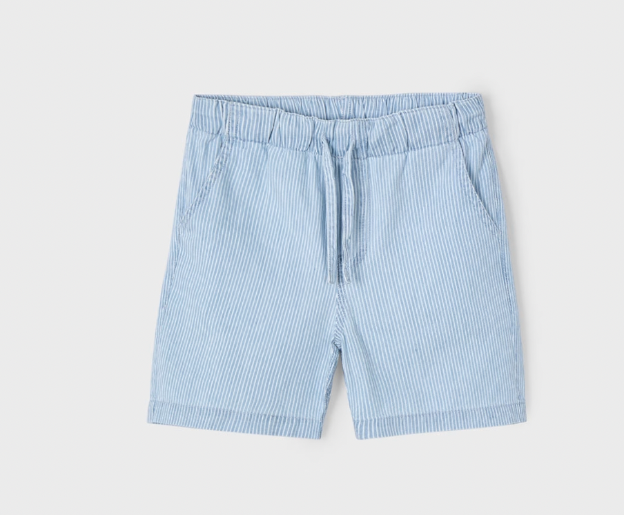 Stripe Denim Boy Short