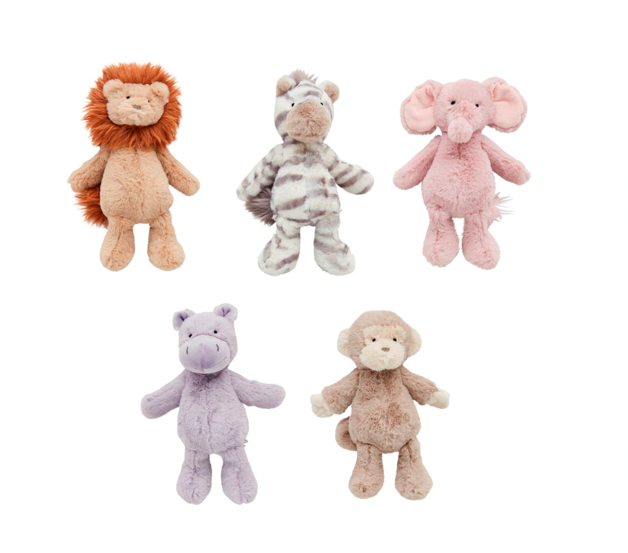 Safari Plush Rattles