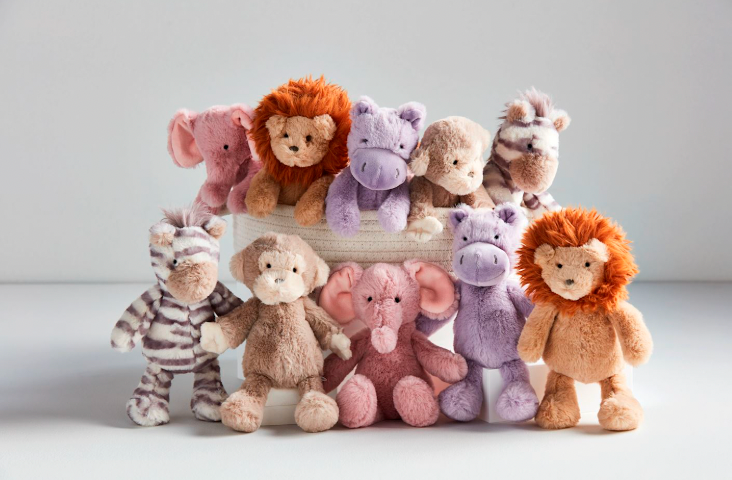 Safari Plush Rattles