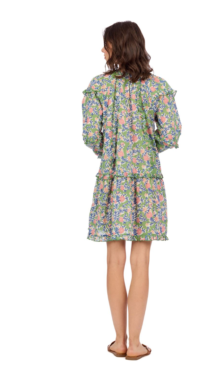 Green Shawna Tunic Dress