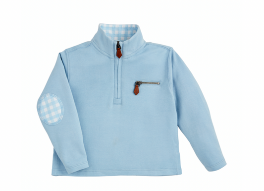 Lt Blue Quarter Zip