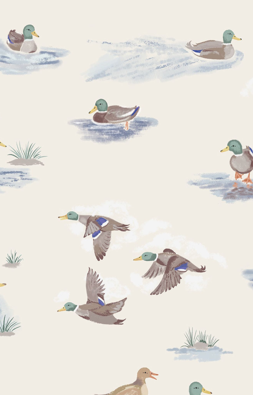 Migrating Mallards  L/s Polo Shirt & Pant