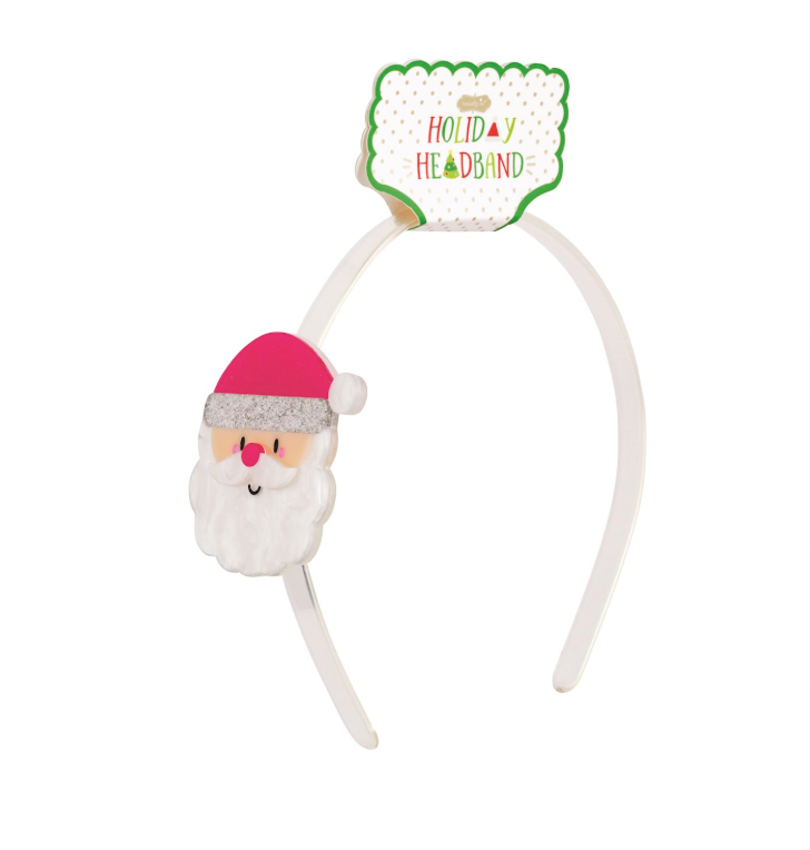 Pink Santa Acrylic Headband