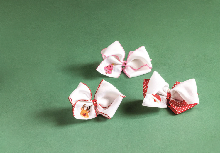 Pink Santa Acrylic Headband