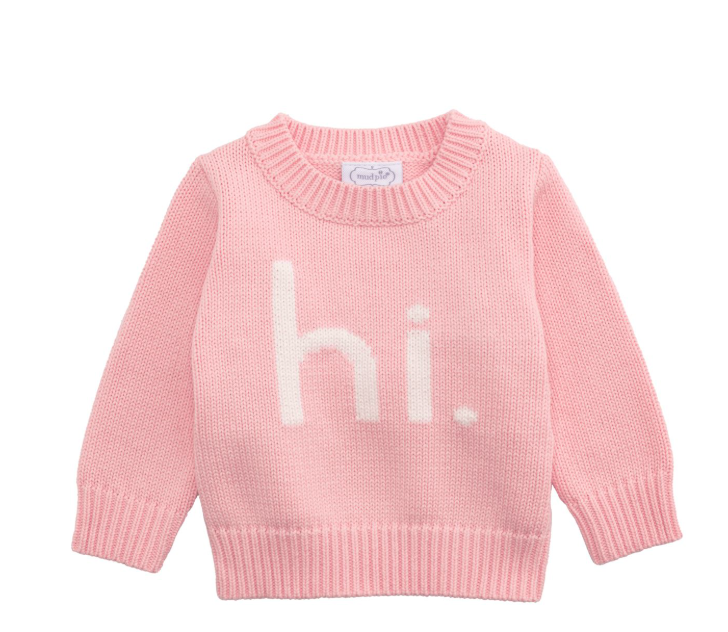 HI Baby Girl Sweater
