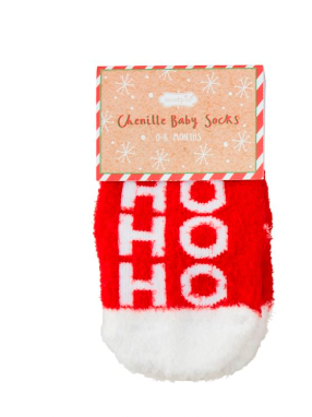 Christmas Chenille Socks