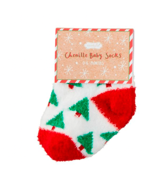 Christmas Chenille Socks