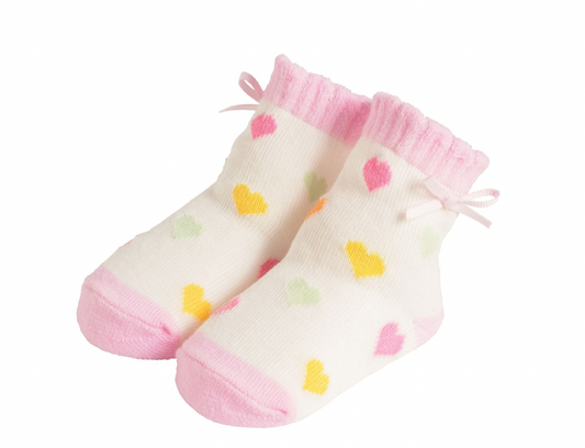 Rainbow Heart Socks