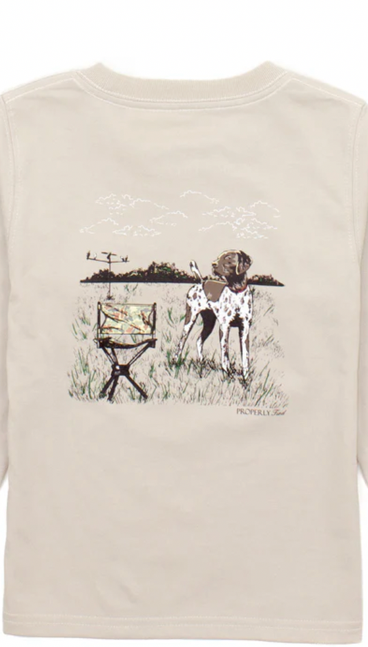 Dove Hunt Linen Tee