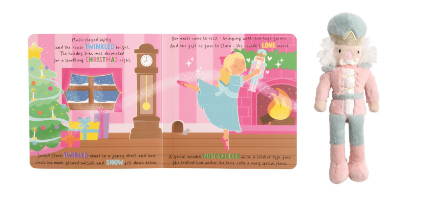 Nutcracker Plush & Book