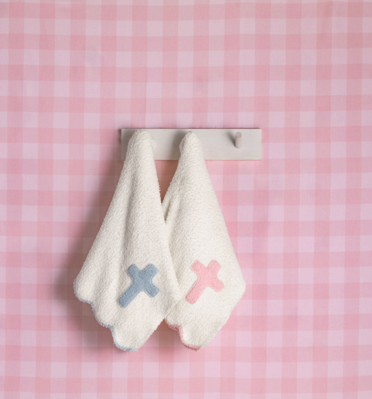 Blue Cross Chenille Blanket
