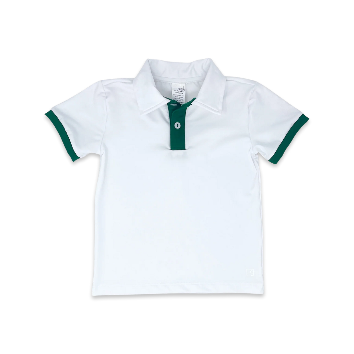 Coconut Augusta Green Parker Polo