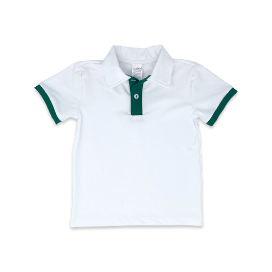 Coconut Augusta Green Parker Polo