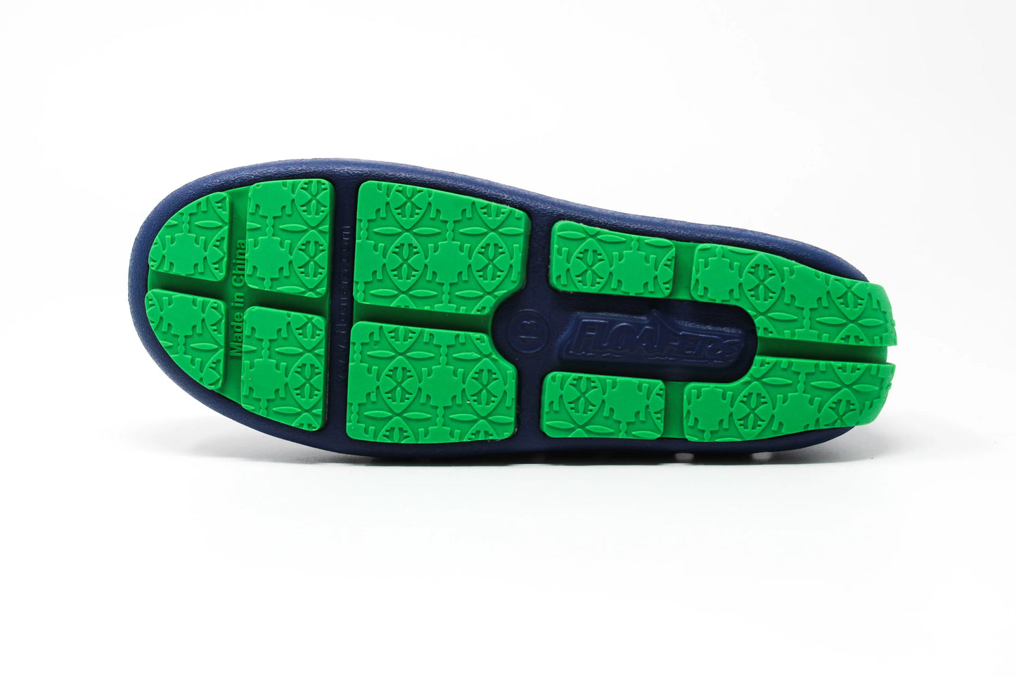 Navy Peony Turf Green Prodigy Floafers