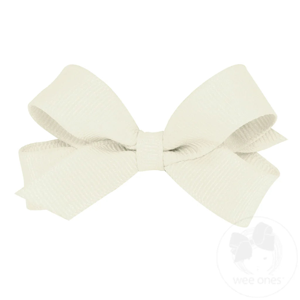 Tiny Classic Grosgrain Plain Bow