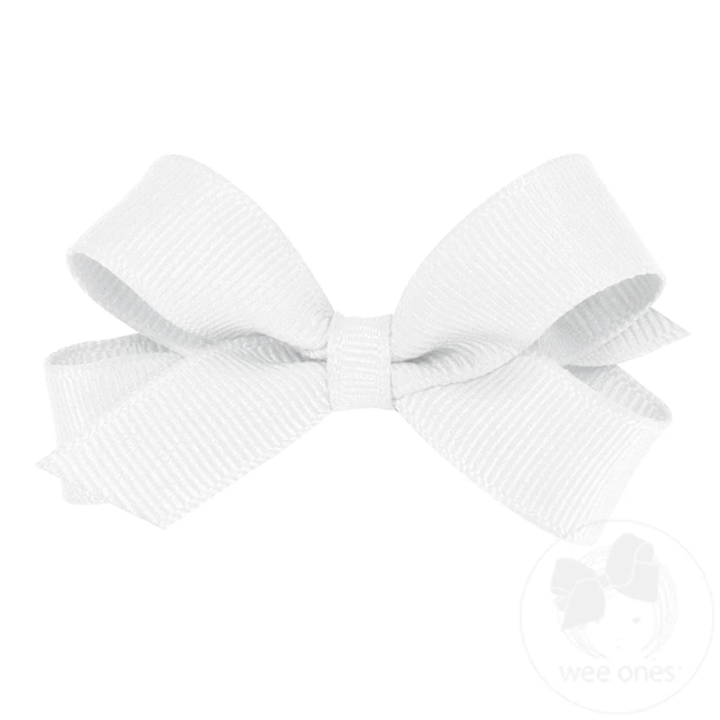 Tiny Classic Grosgrain Plain Bow