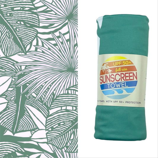 Tropical Green  Full UPF50Towel