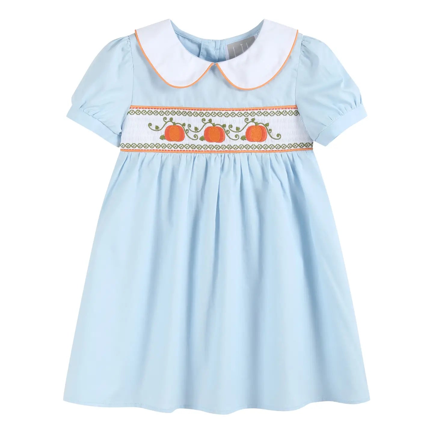 Vine Pumpkin Smock Dress