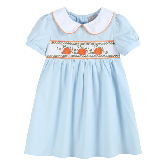 Vine Pumpkin Smock Dress
