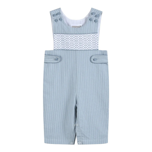 Light Bl Pinstripe Smock JJ