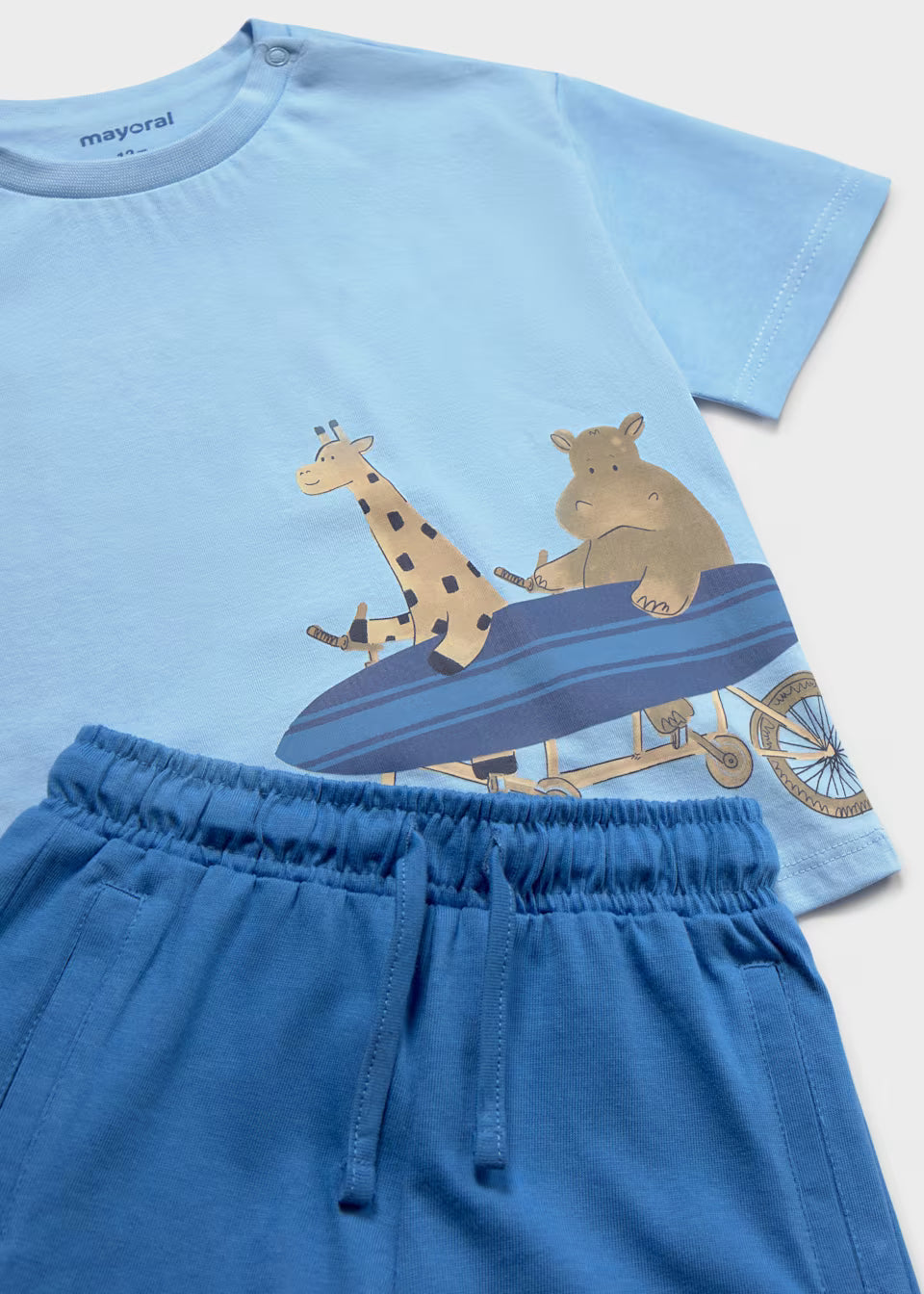 Hippo Giraffe Short Set