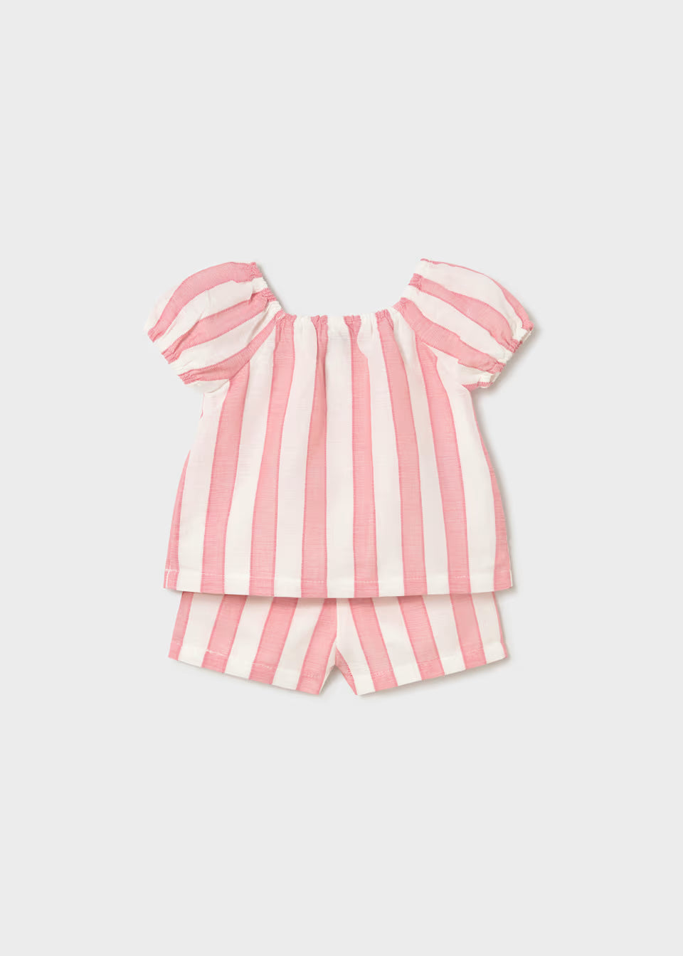 Pink Stripe Short Set