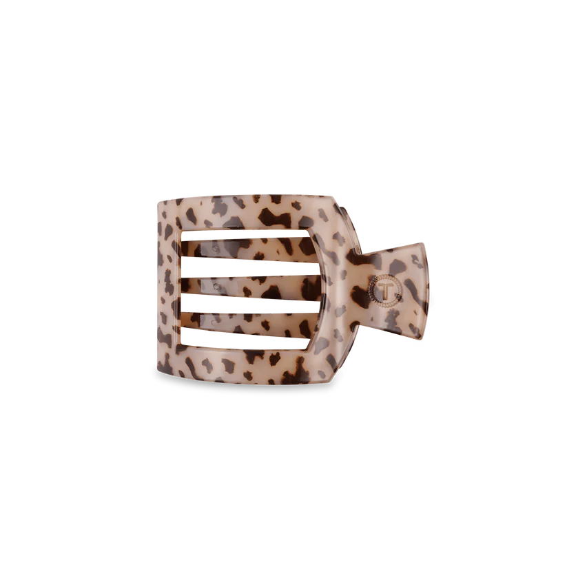 Blonde Tortoise Flat Square Hair Clip