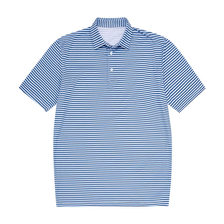 Navy White Polo