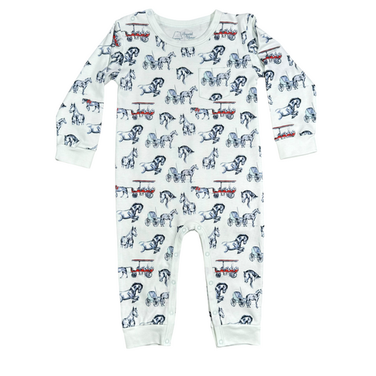 Horse Sketch Romper