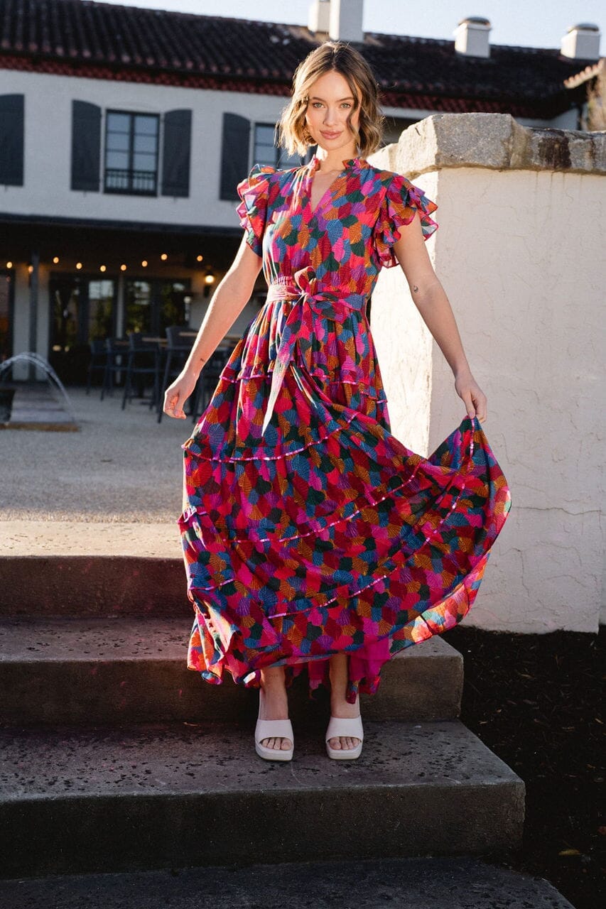 Delilah Candy Pink Maxi Dress