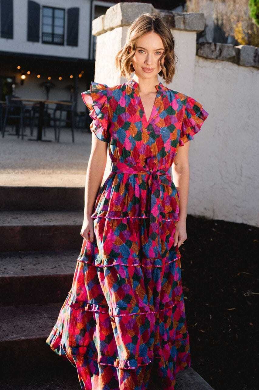 Delilah Candy Pink Maxi Dress