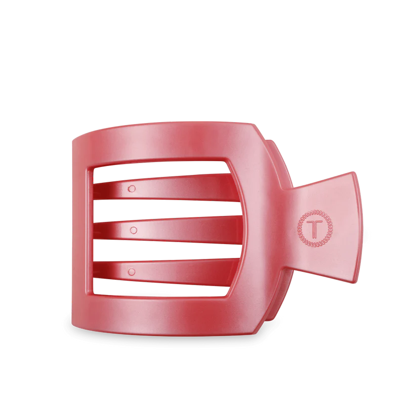Calming Coral Large Square Clip