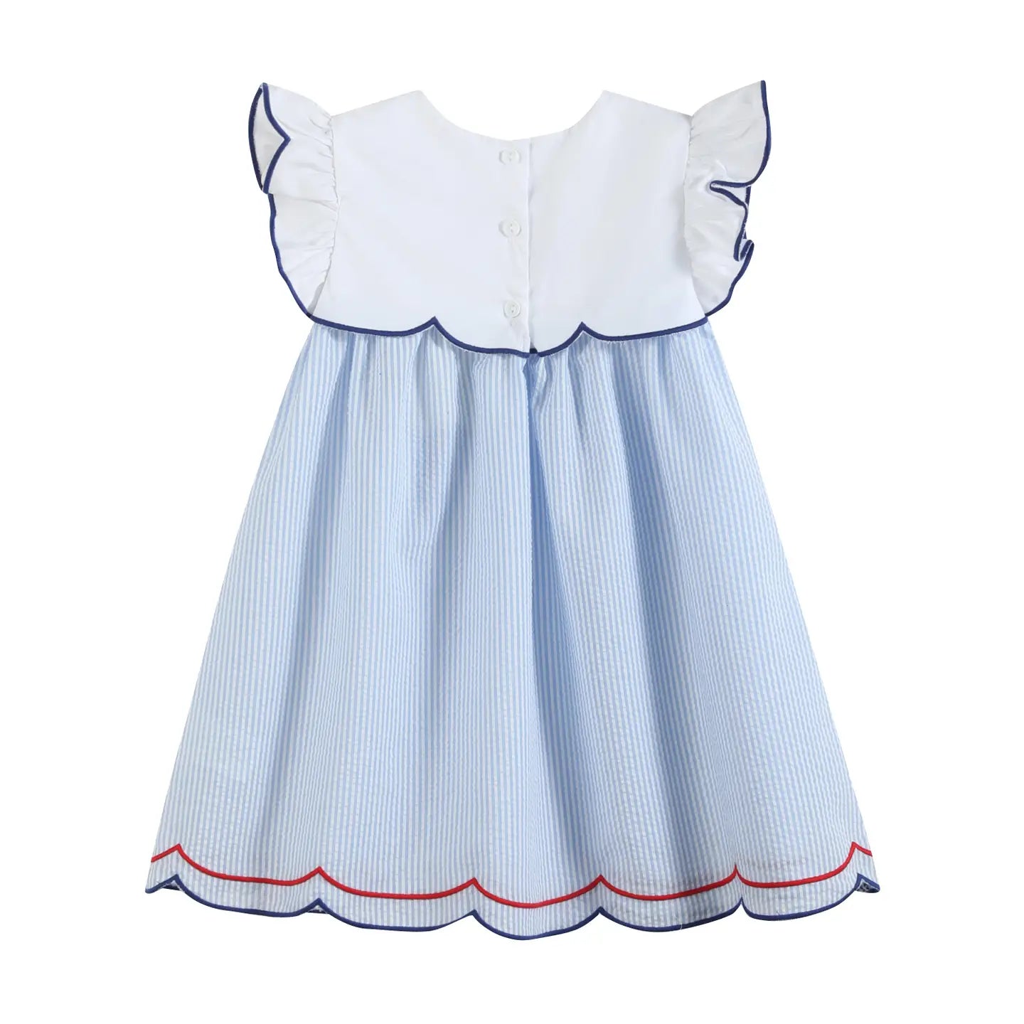 USA Flag Seersucker Dress