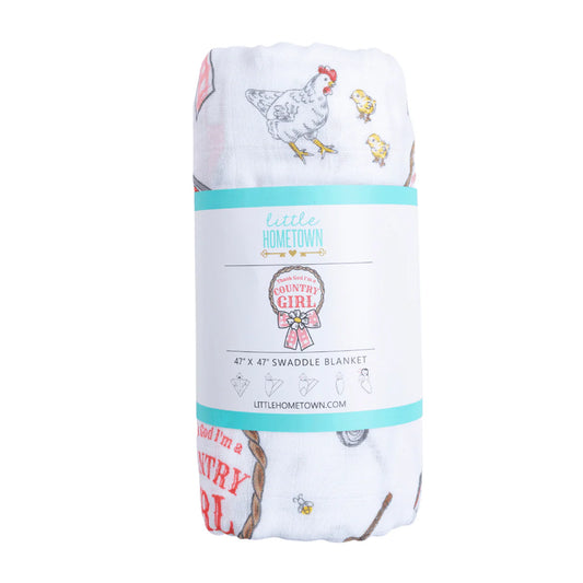 Country Girl Muslin Swaddle