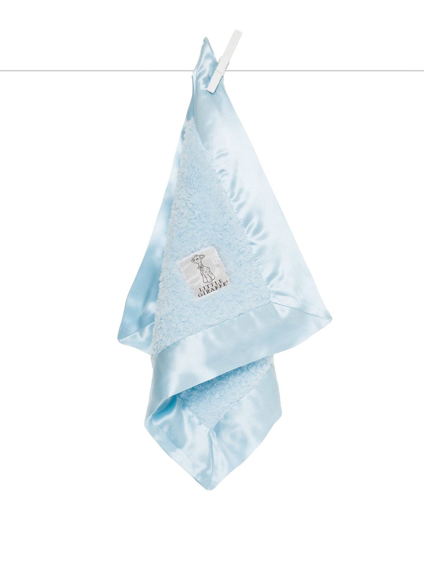 Chenille Blanky: Blue