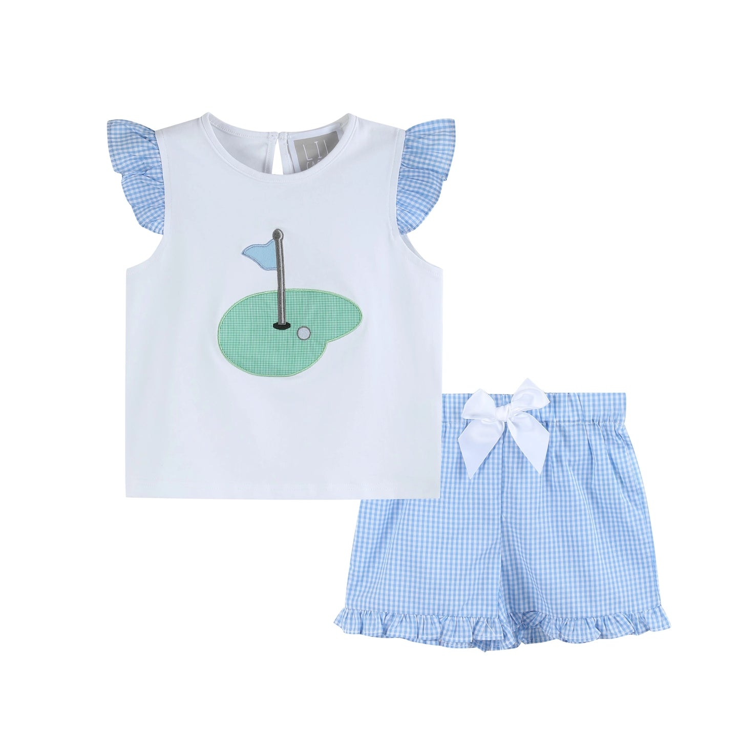 Girl Golf Tee Short Set