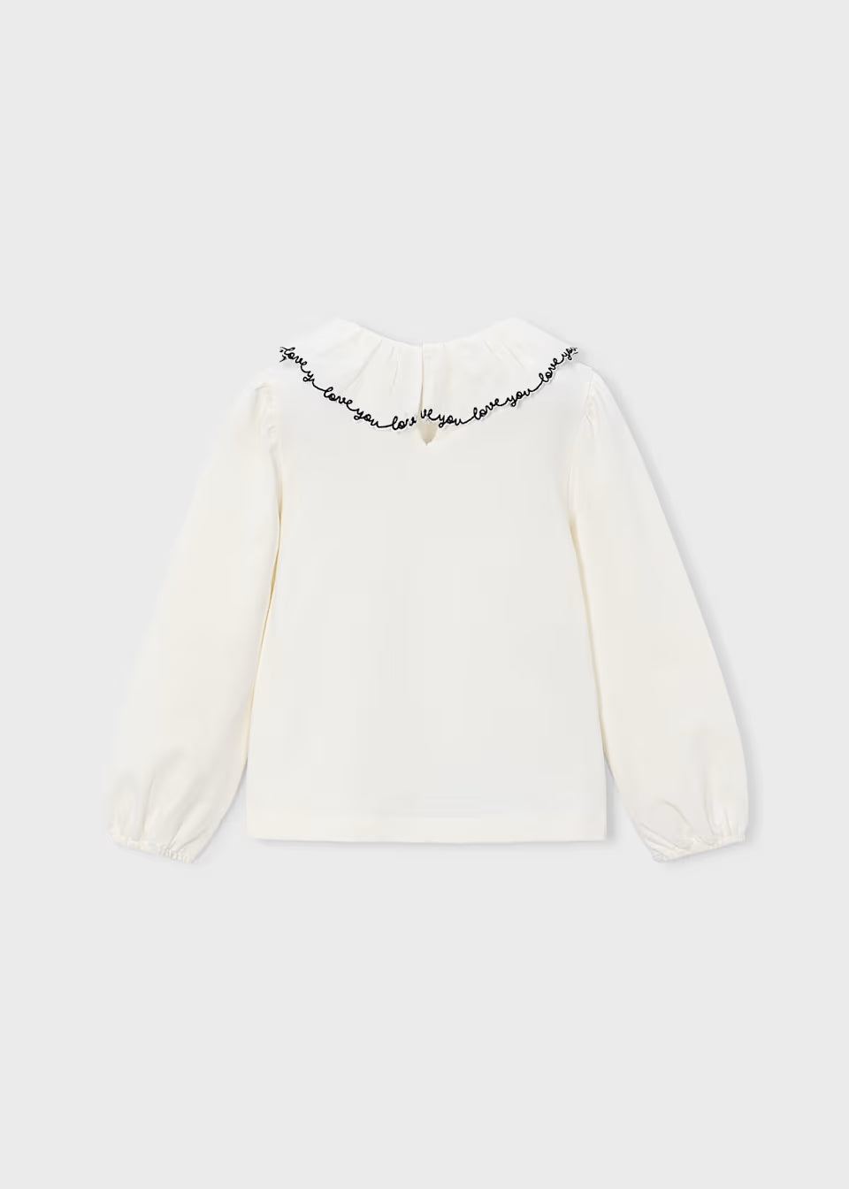 LOVE Ruffle Collar Blouse