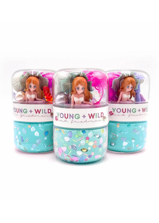 Mermaid Grab & Go Dough Jar