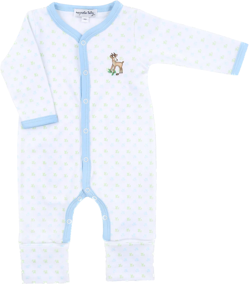 Baby Buck Emb Playsuit